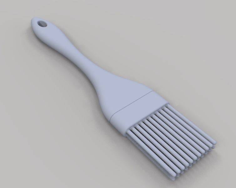 Kabab Brush 3D print model_6