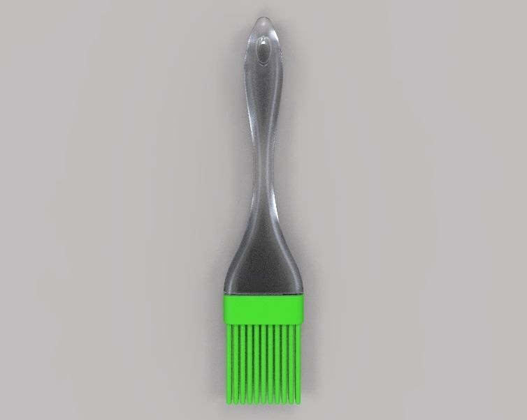 Kabab Brush 3D print model_10