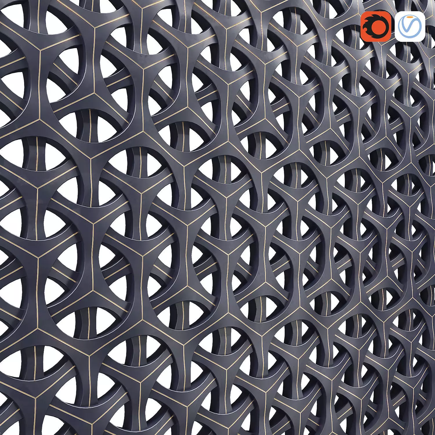 Gigi Decor Ponel 3D model_0