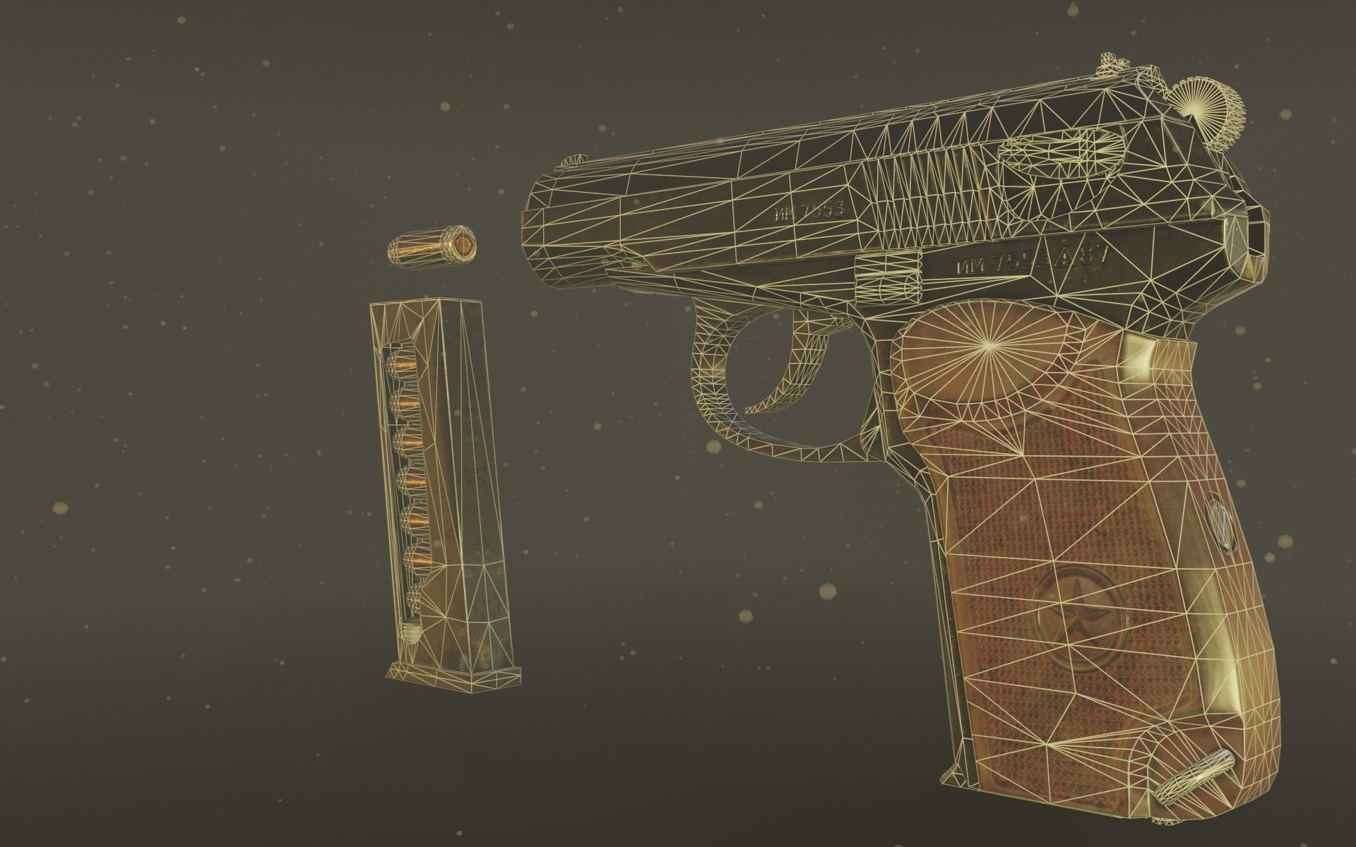 Makarov PM Low-poly 3D model_6