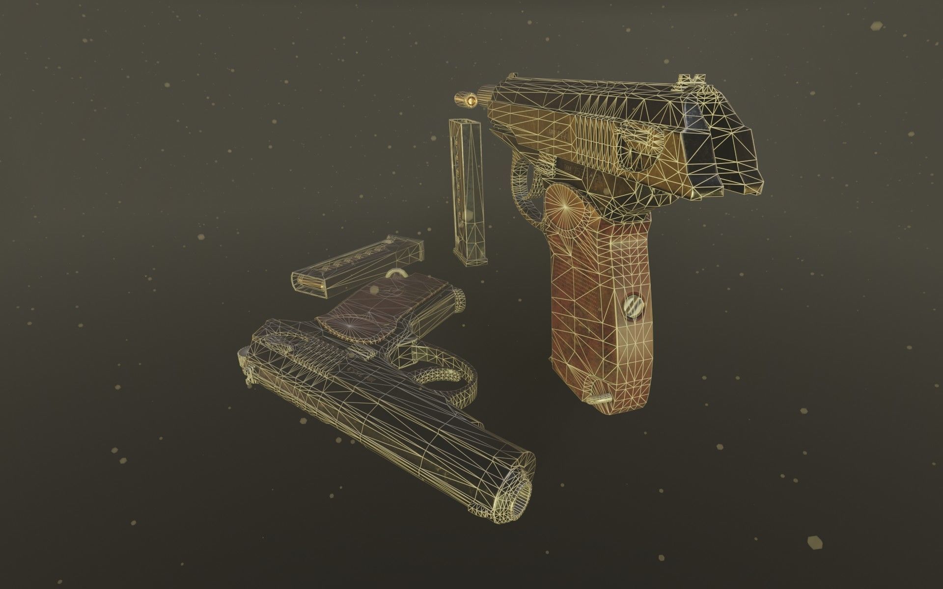 Makarov PM Low-poly 3D model_9