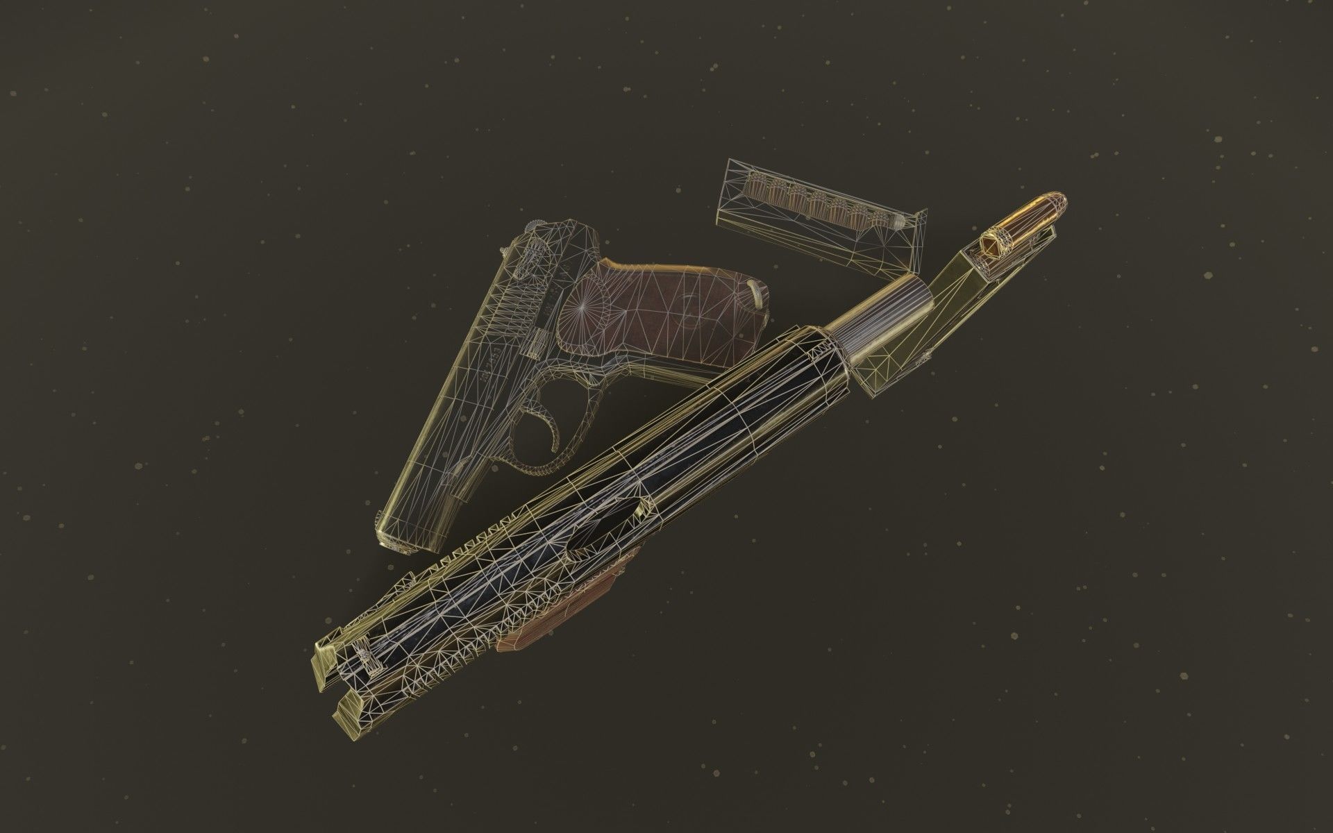 Makarov PM Low-poly 3D model_18