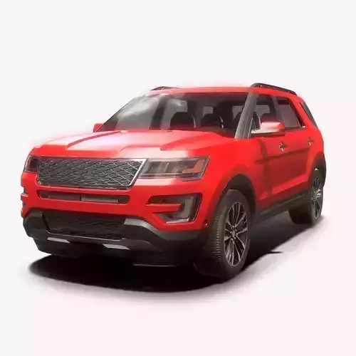 Suv  Car Low poly Low-poly 3D model