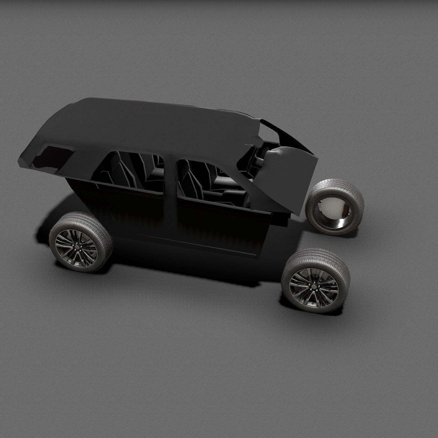 Suv  Car Low poly Low-poly 3D model_18