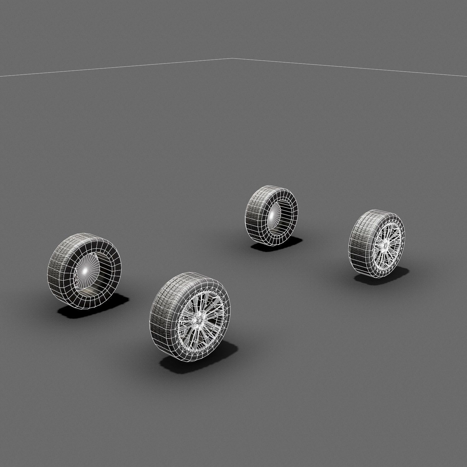 Suv  Car Low poly Low-poly 3D model_20