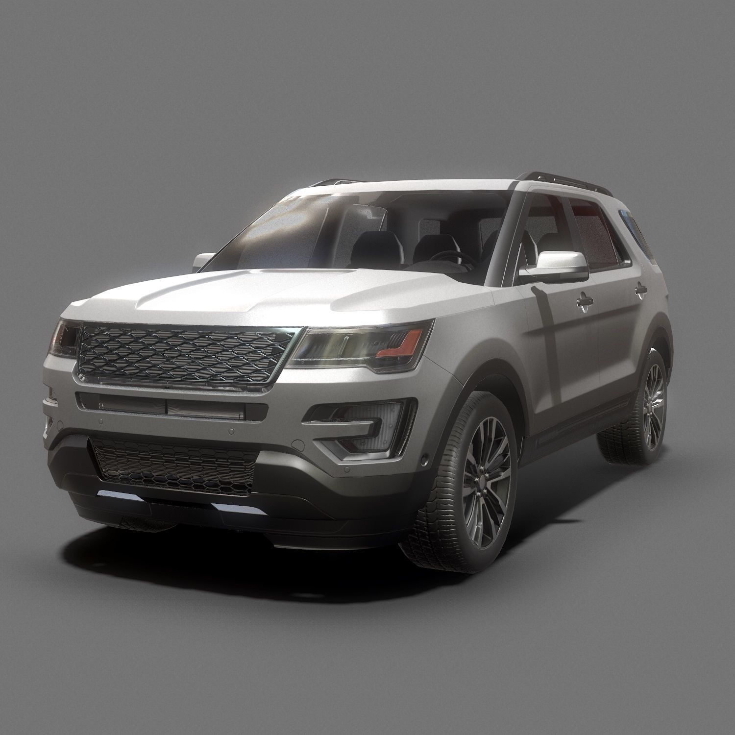 Suv  Car Low poly Low-poly 3D model_5