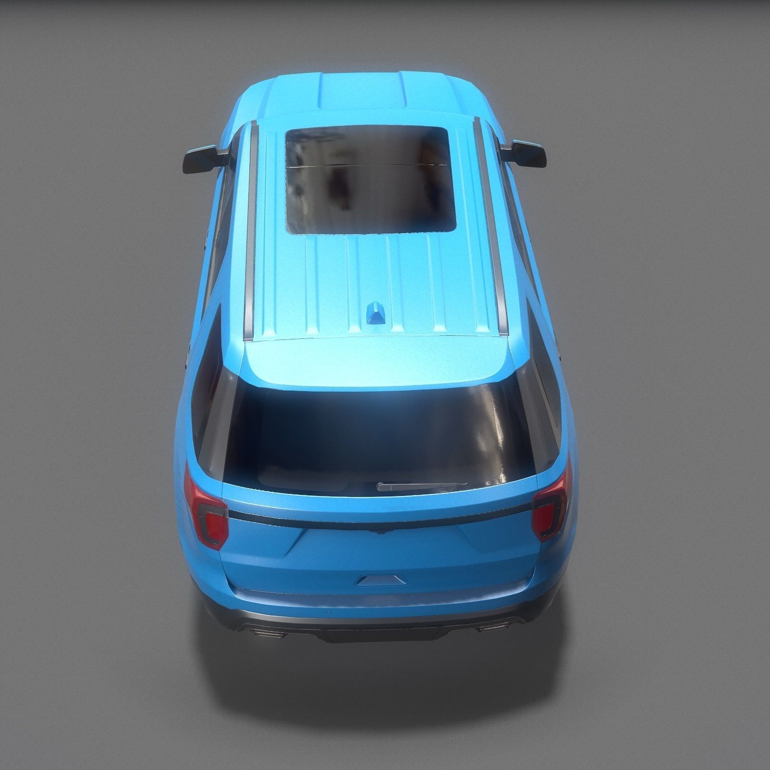 Suv  Car Low poly Low-poly 3D model_12