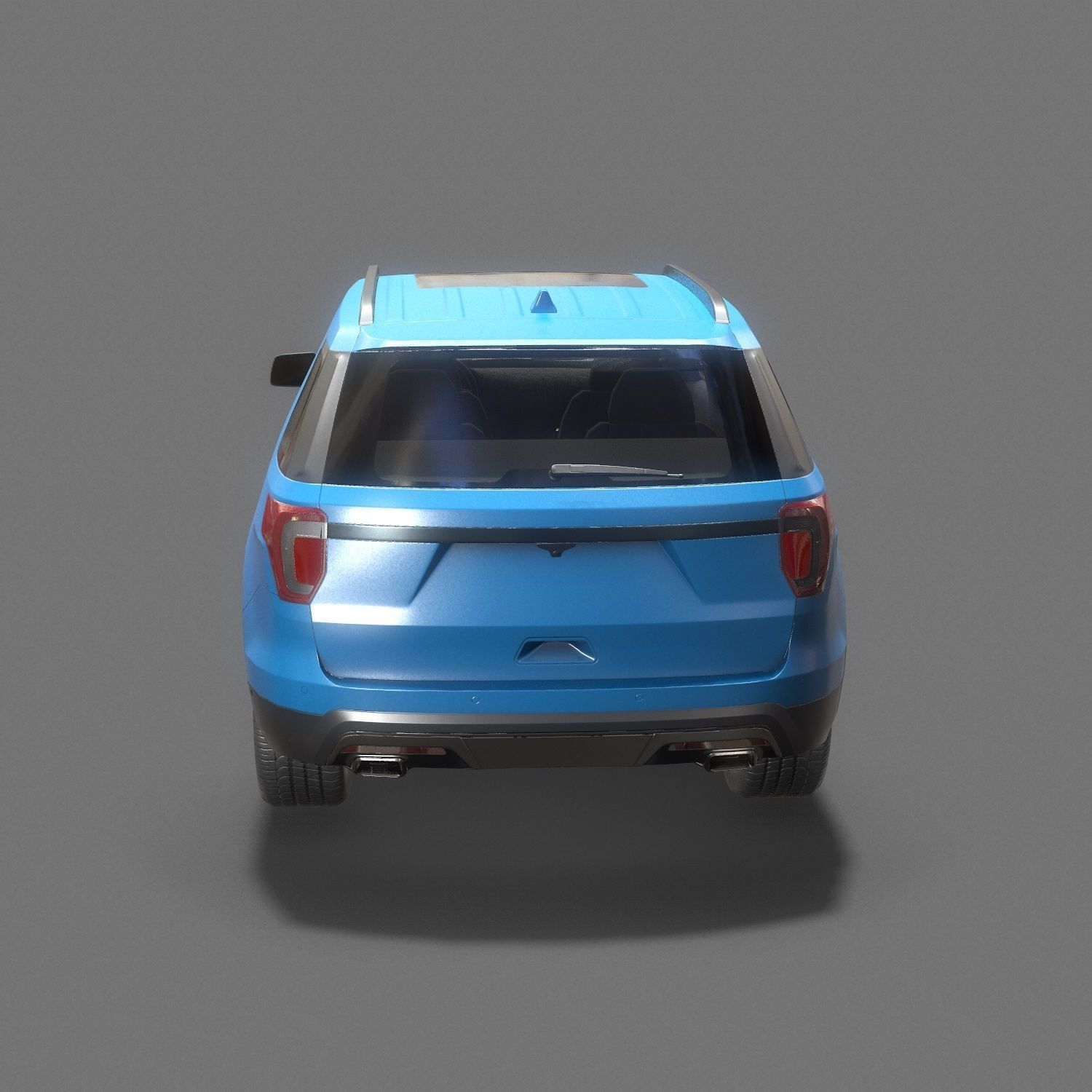 Suv  Car Low poly Low-poly 3D model_11