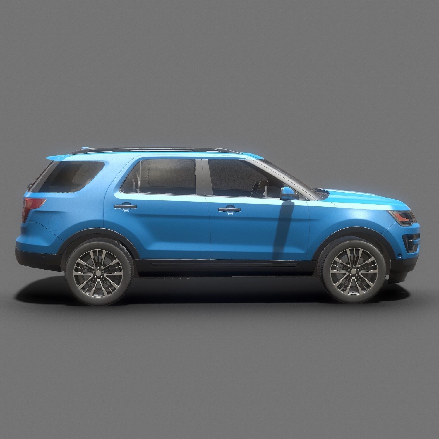 Suv  Car Low poly Low-poly 3D model_13