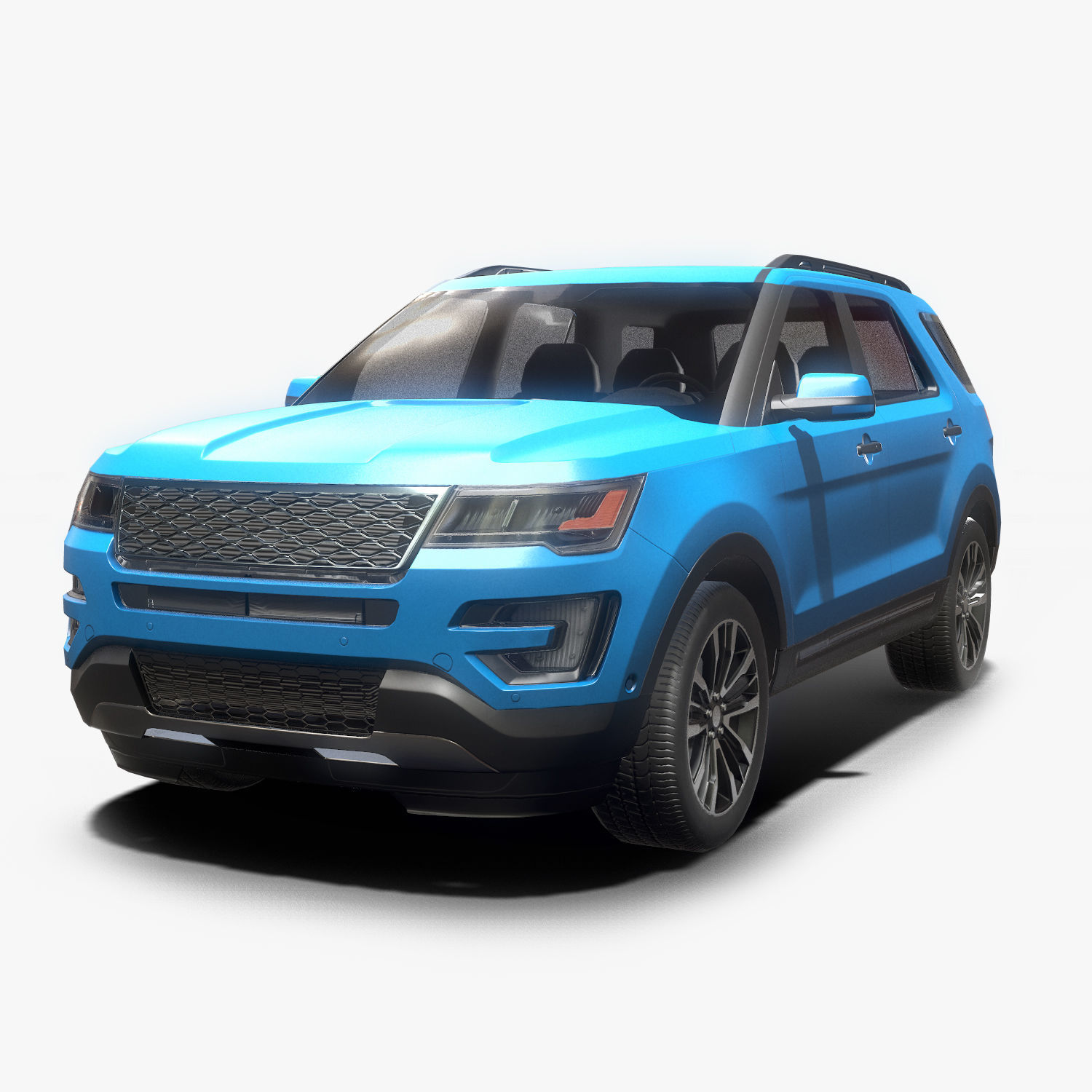 Suv  Car Low poly Low-poly 3D model_8