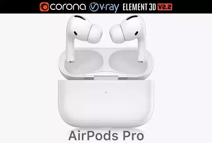 Apple AirPods Pro 3D model