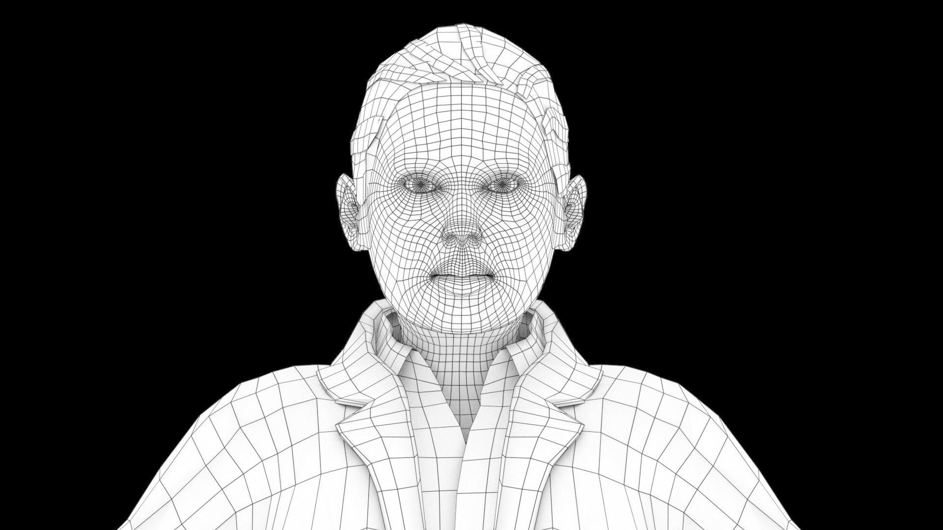 Model 6 man in jacket and jeans 3D model_5