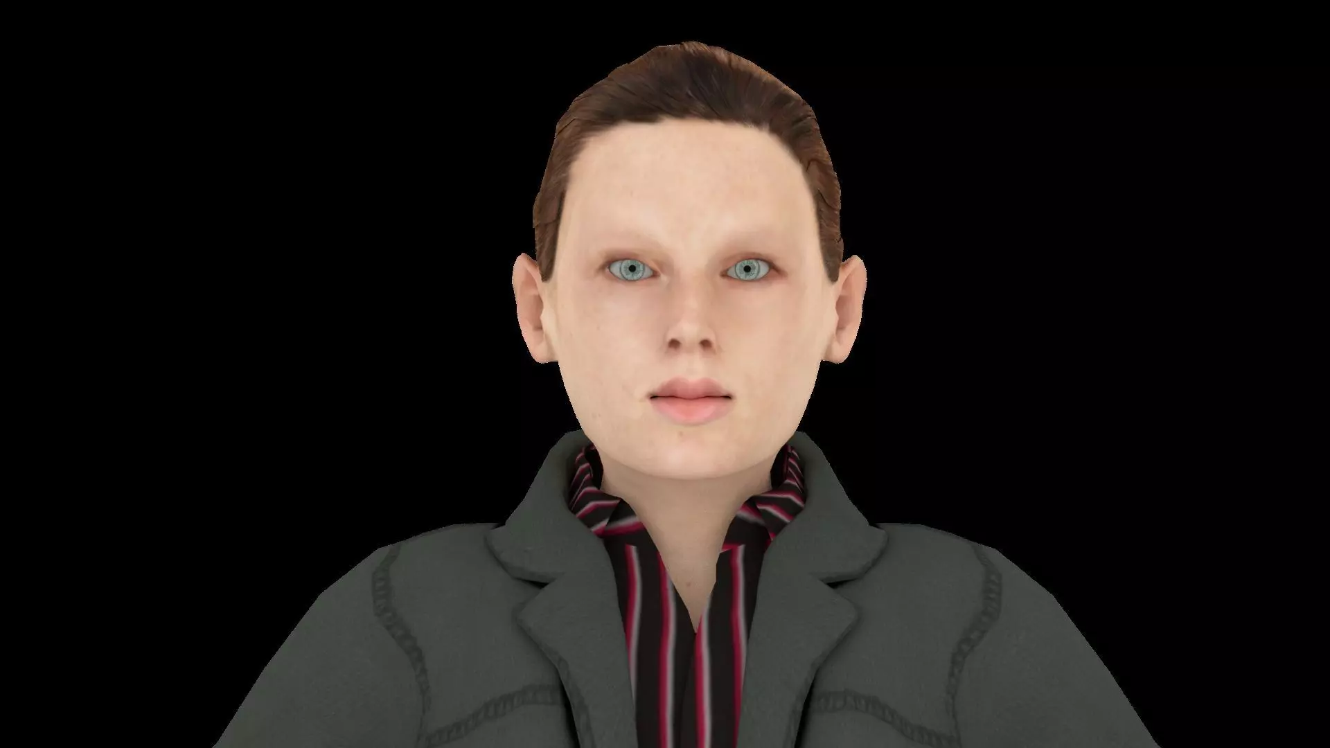 Model 6 man in jacket and jeans 3D model_0