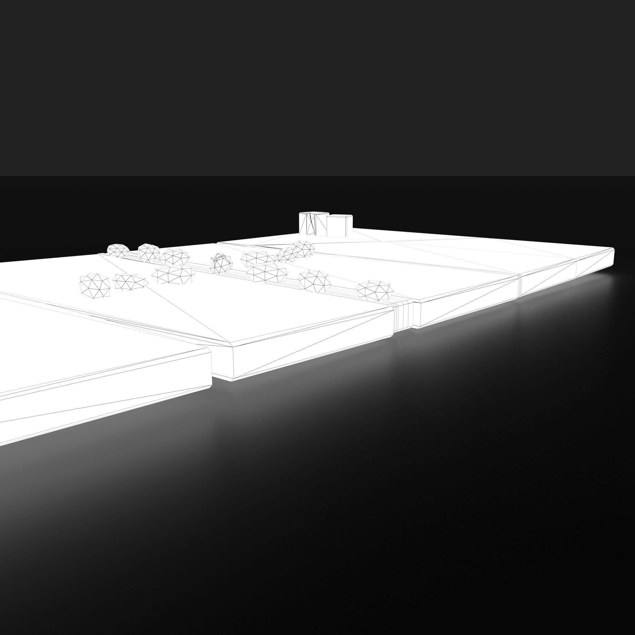 Medieval  Board Game Free low-poly 3D model_37