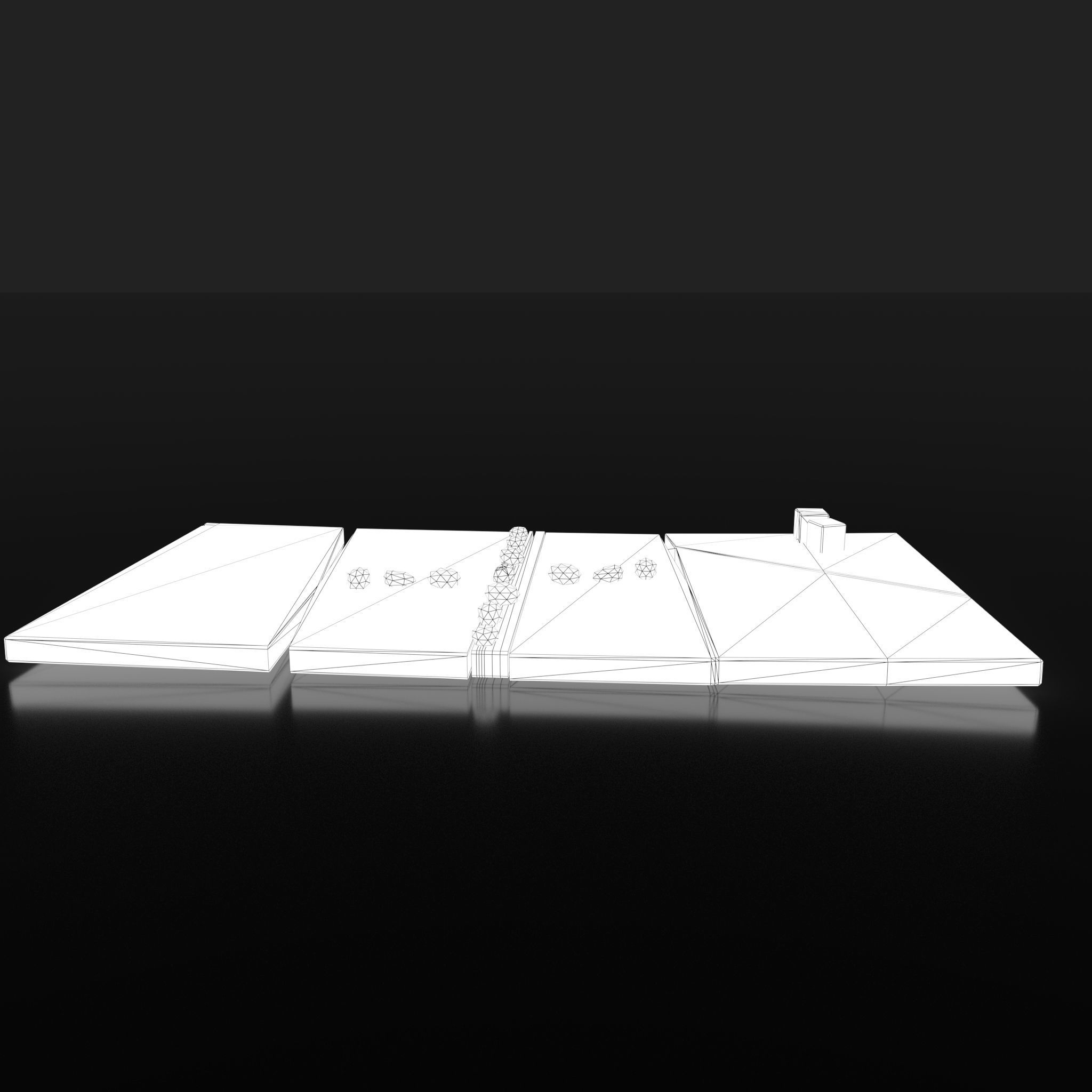 Medieval  Board Game Free low-poly 3D model_23