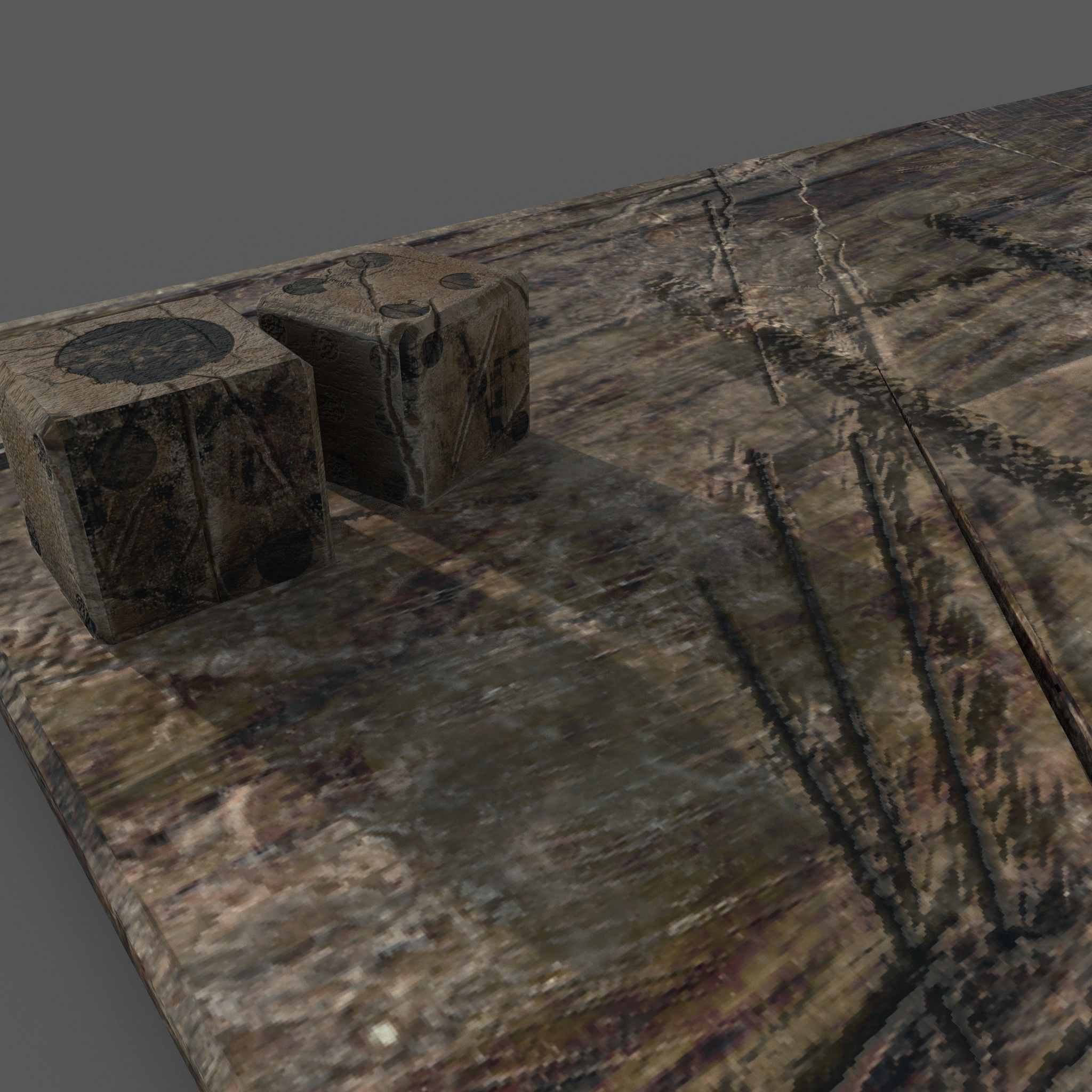 Medieval  Board Game Free low-poly 3D model_9