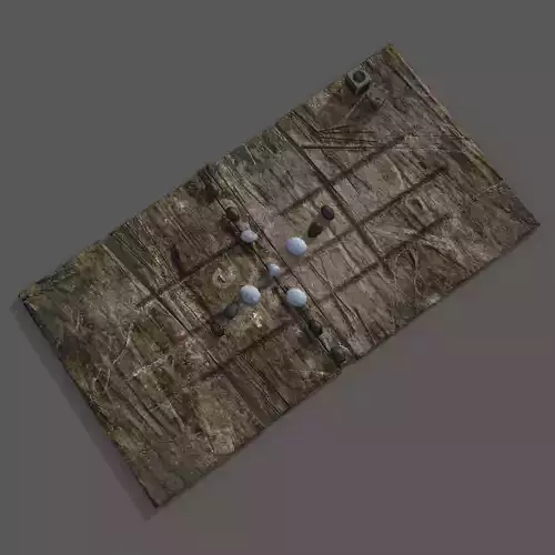 Medieval  Board Game Free low-poly 3D model