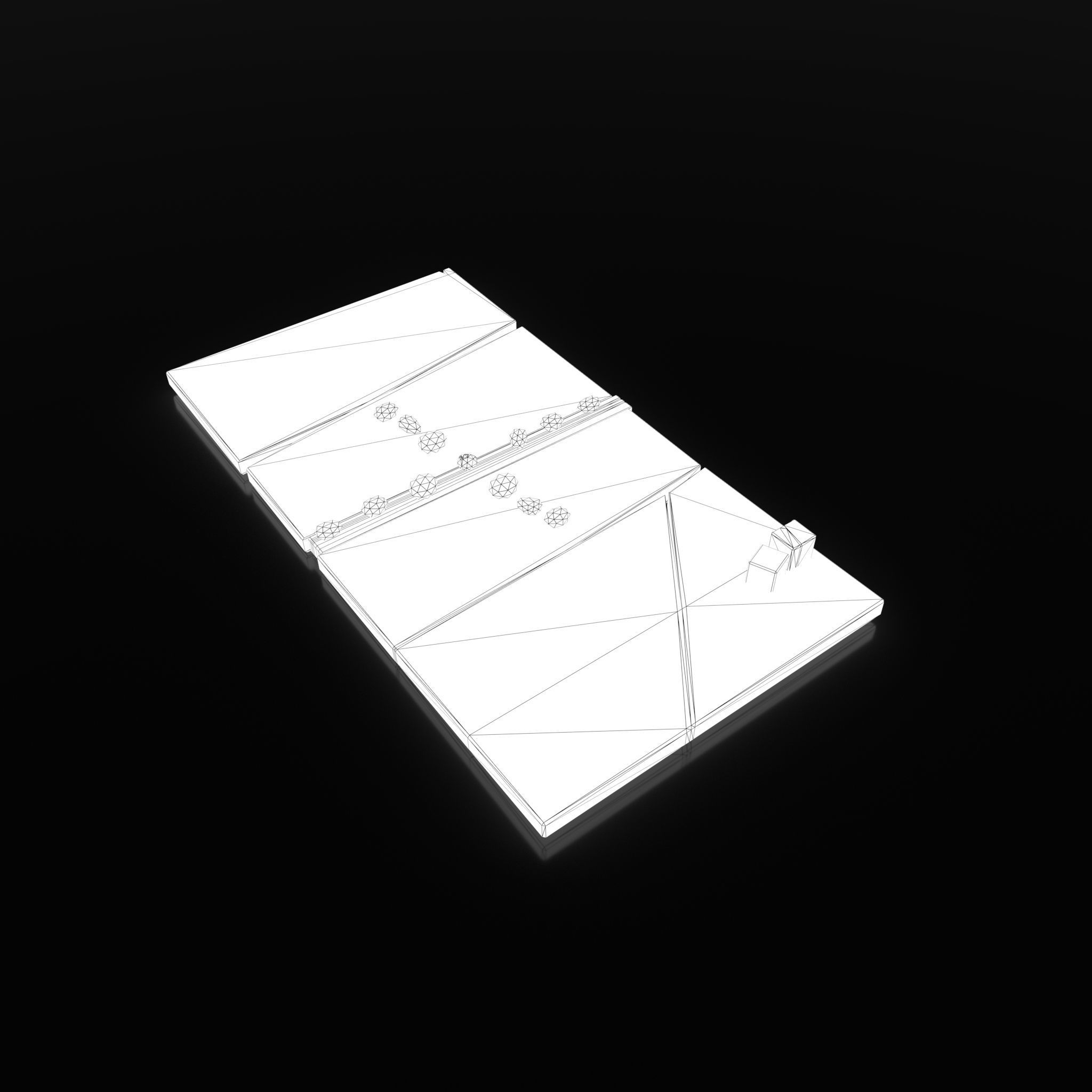 Medieval  Board Game Free low-poly 3D model_26