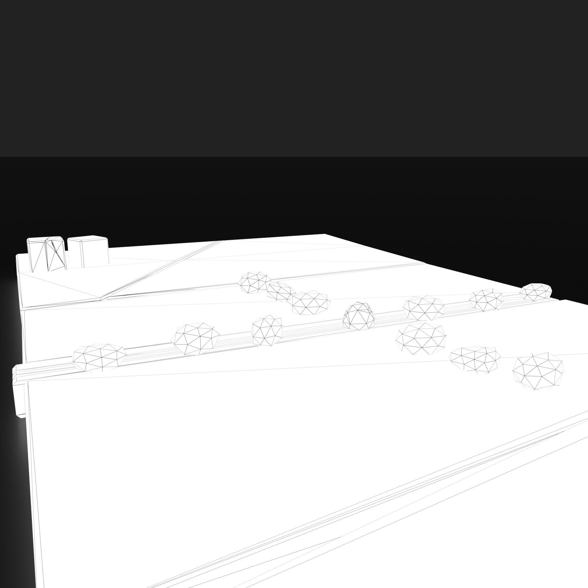 Medieval  Board Game Free low-poly 3D model_38