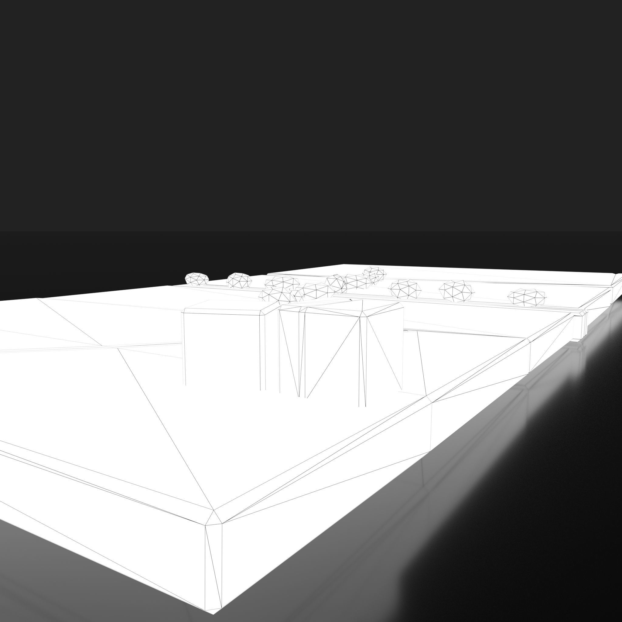 Medieval  Board Game Free low-poly 3D model_29