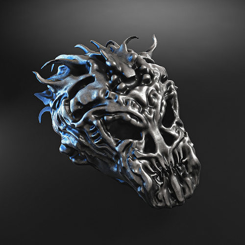 skull beast jewellery 3D model