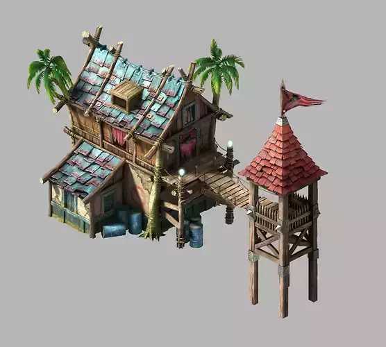 Game Blue Sail Camp - House 02