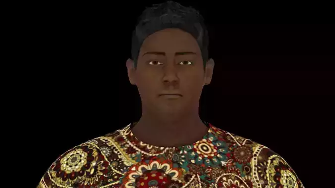 Model 2 man 3D model