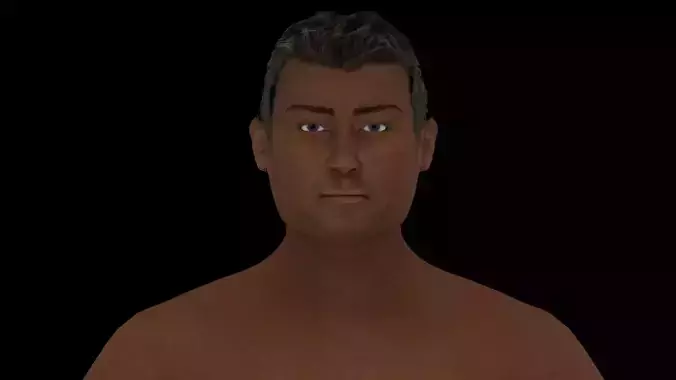 Model 3 man pants 3D model