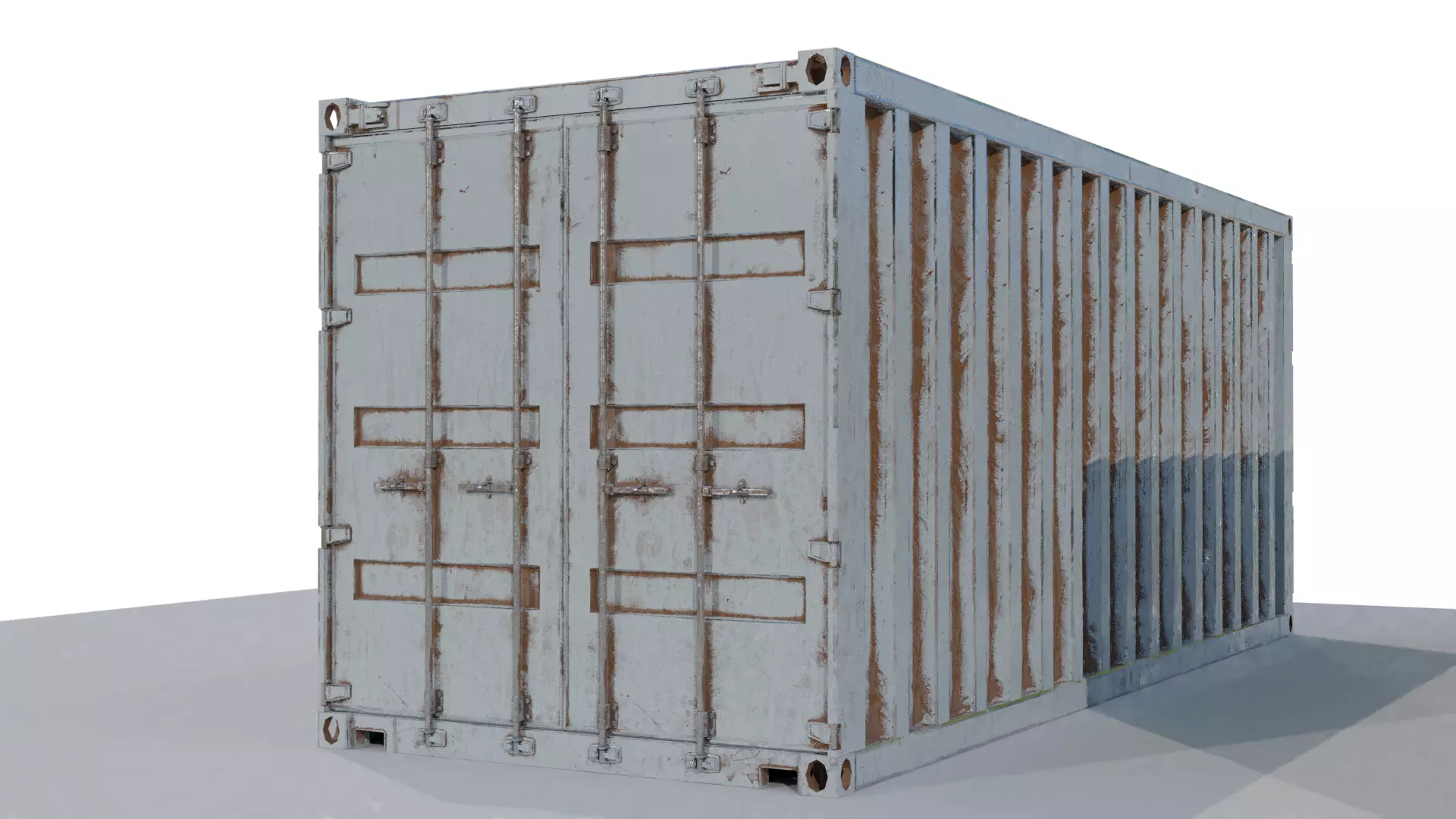 Container shipping 3D model