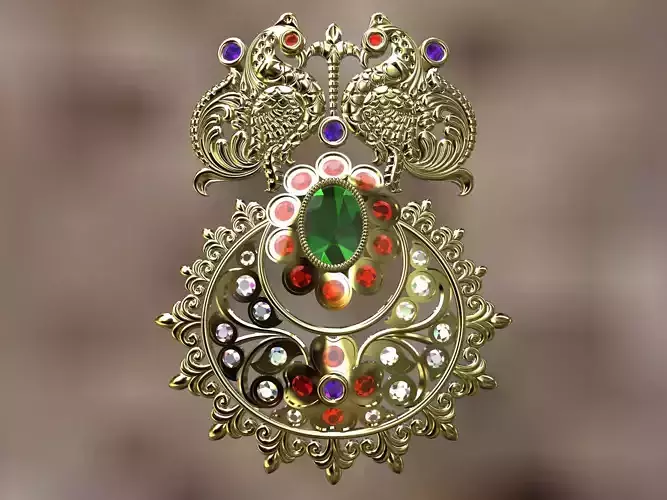 Peacock Pendant
