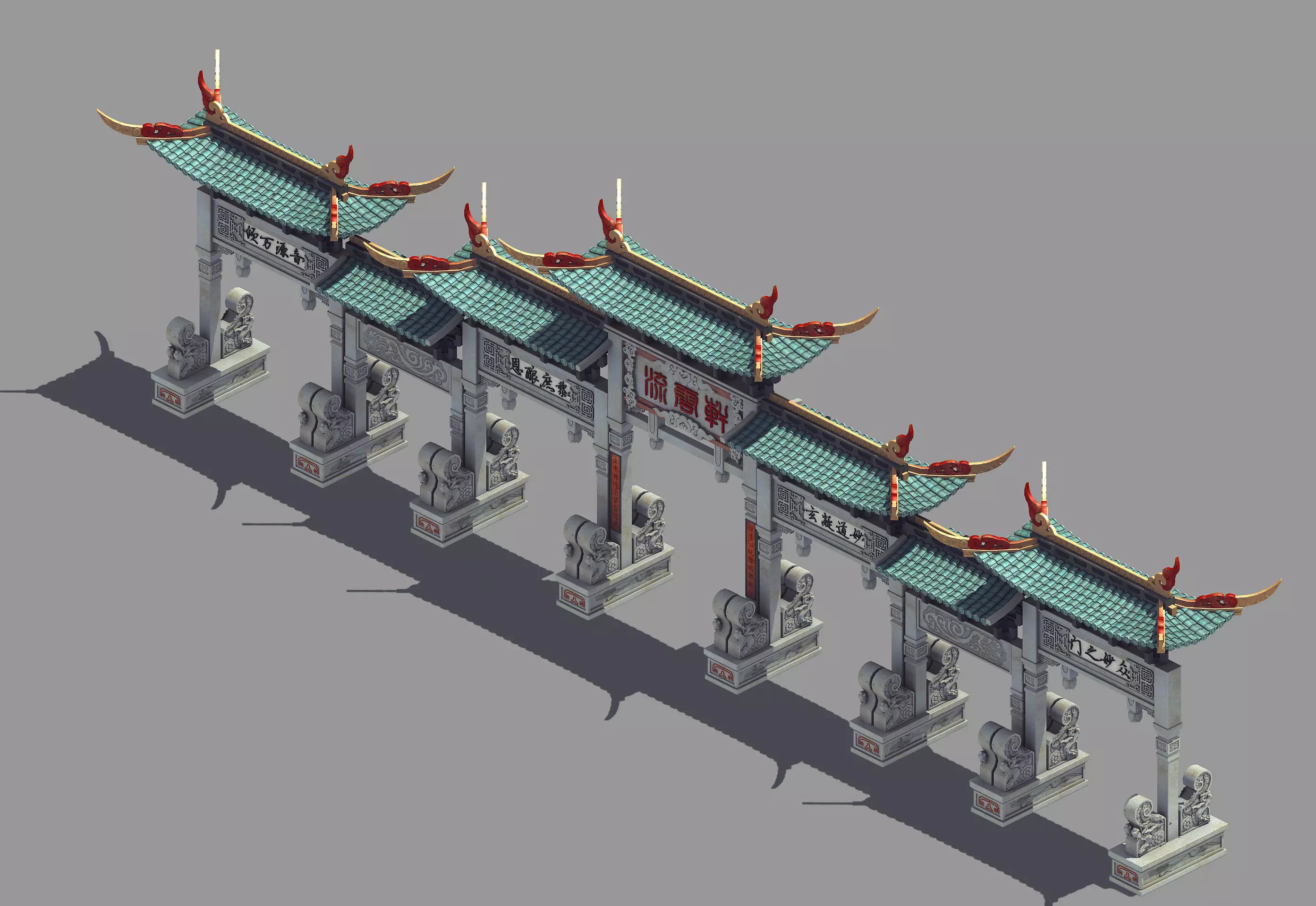gAME Yunyun Xuan - Martial Arts - Gate 32 3D model