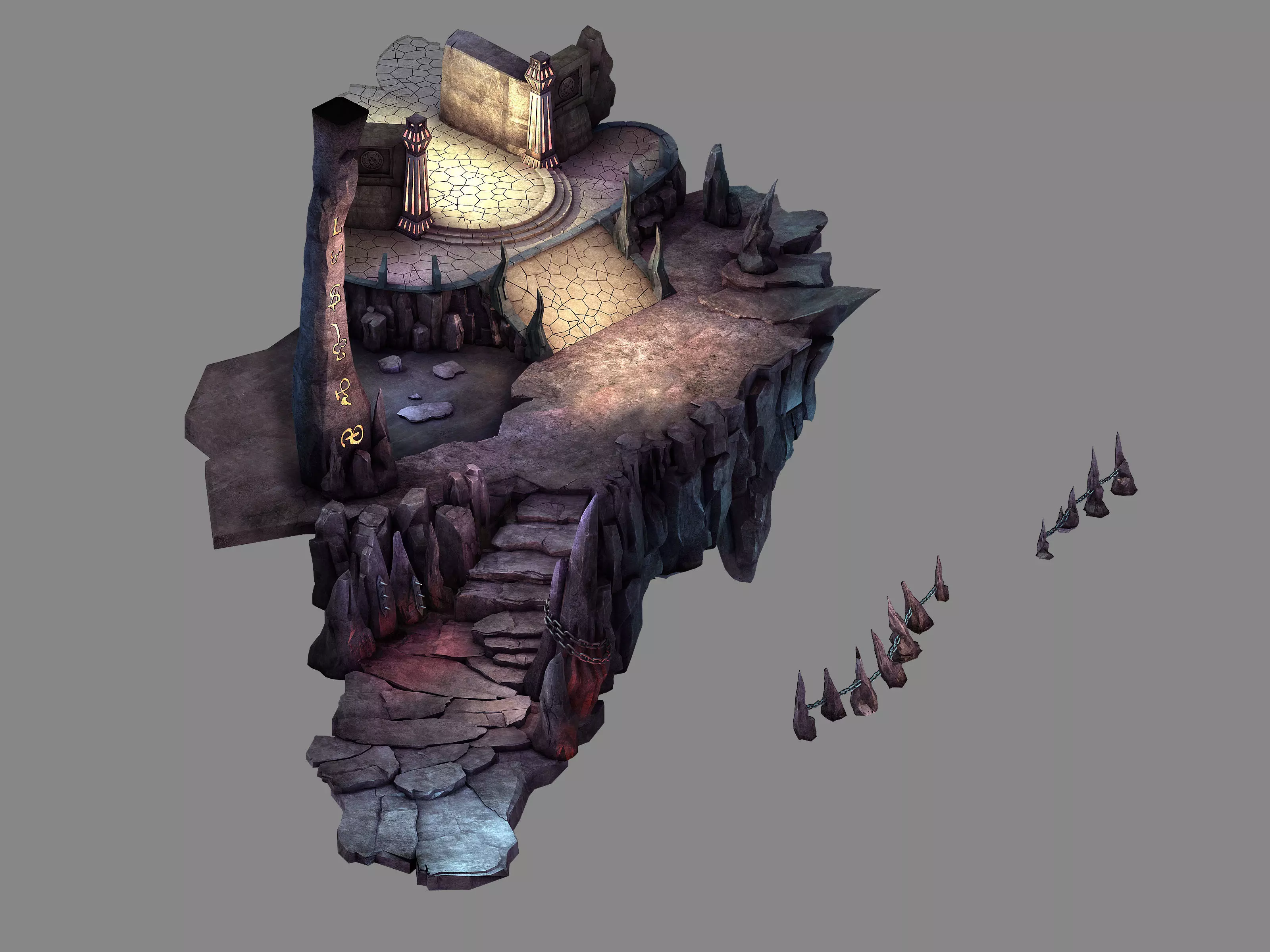 gAME Wheel of Fortune - Underworld 01 3D model_0