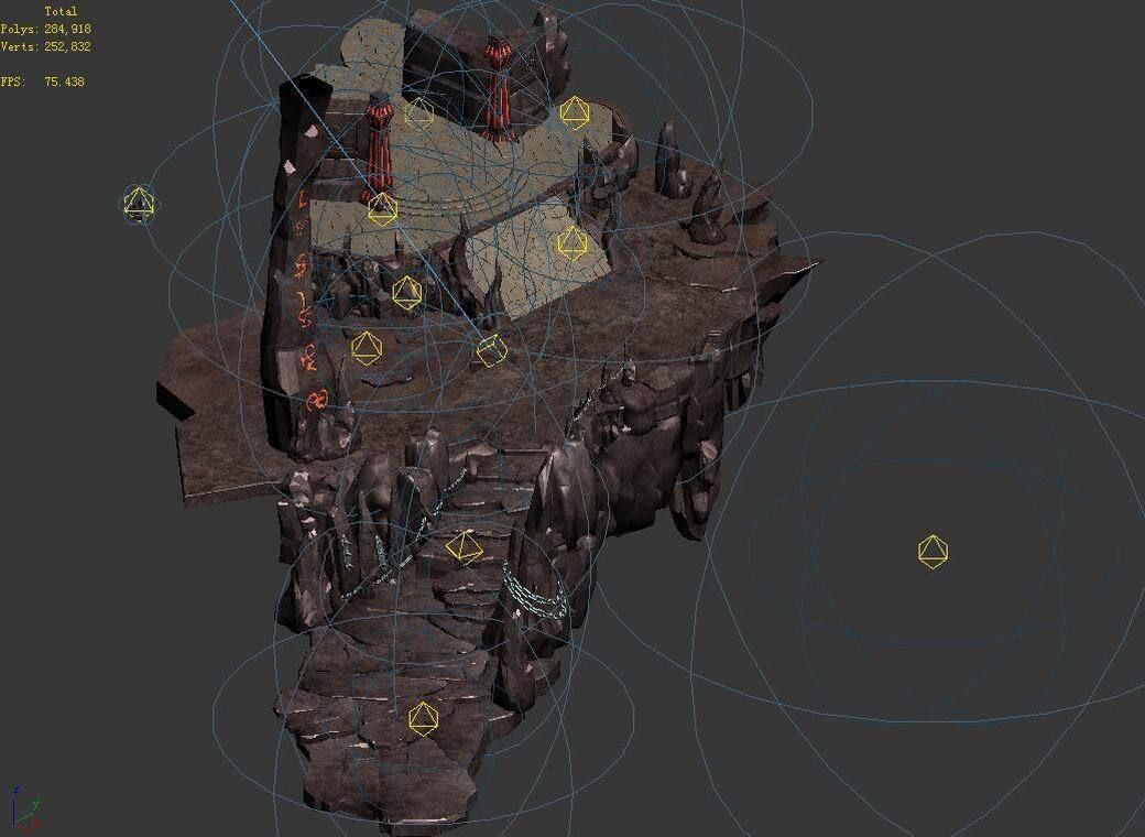 gAME Wheel of Fortune - Underworld 01 3D model_4