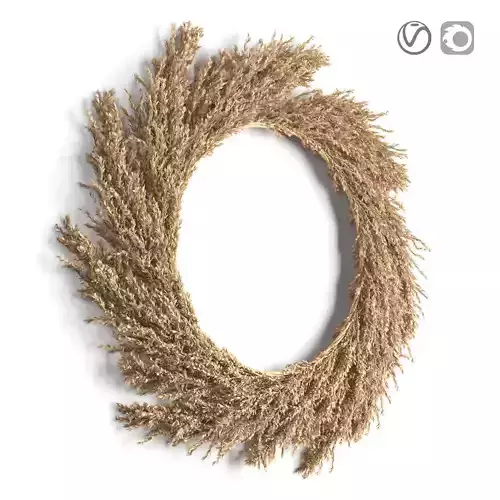  Pampas wreath