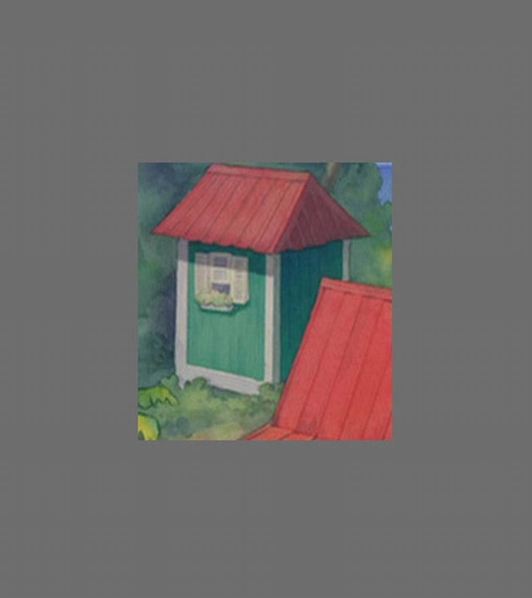 gAME Wood Stitch House 04 3D model_2