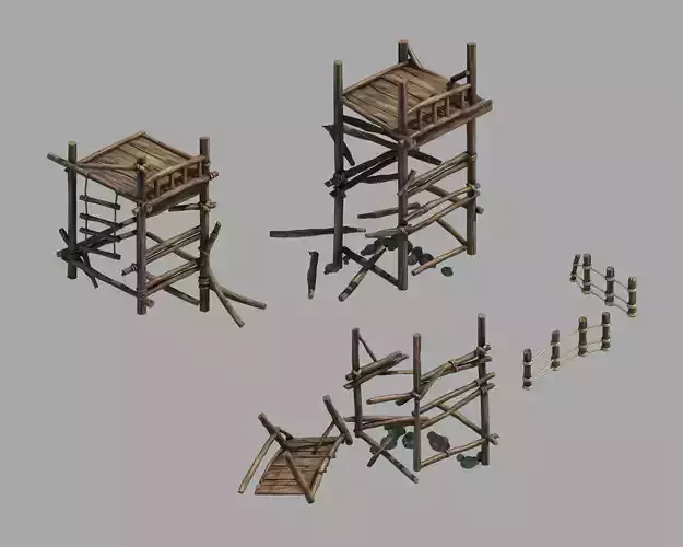 gAME Wooden Tower - Sentinel 06