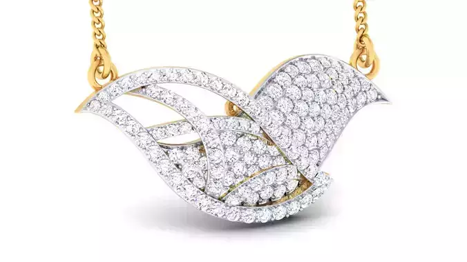 Women pendant earrings set 3dm mgx render detail 