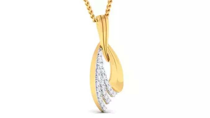 Women pendant earrings set 3dm mgx render detail 