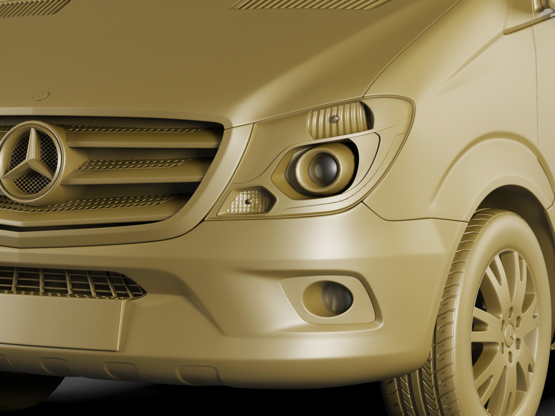Mercedes Sprinter 2013 minibus 3D model_14