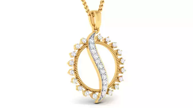 Women pendant earrings set 3dm mgx render detail 