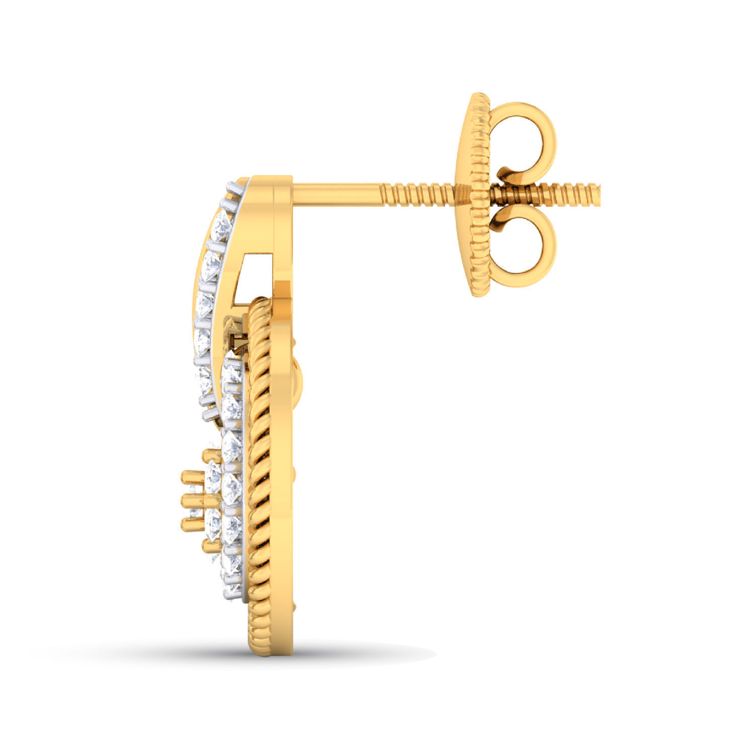 Women pendant earrings set 3dm mgx render detail 3D print model_4