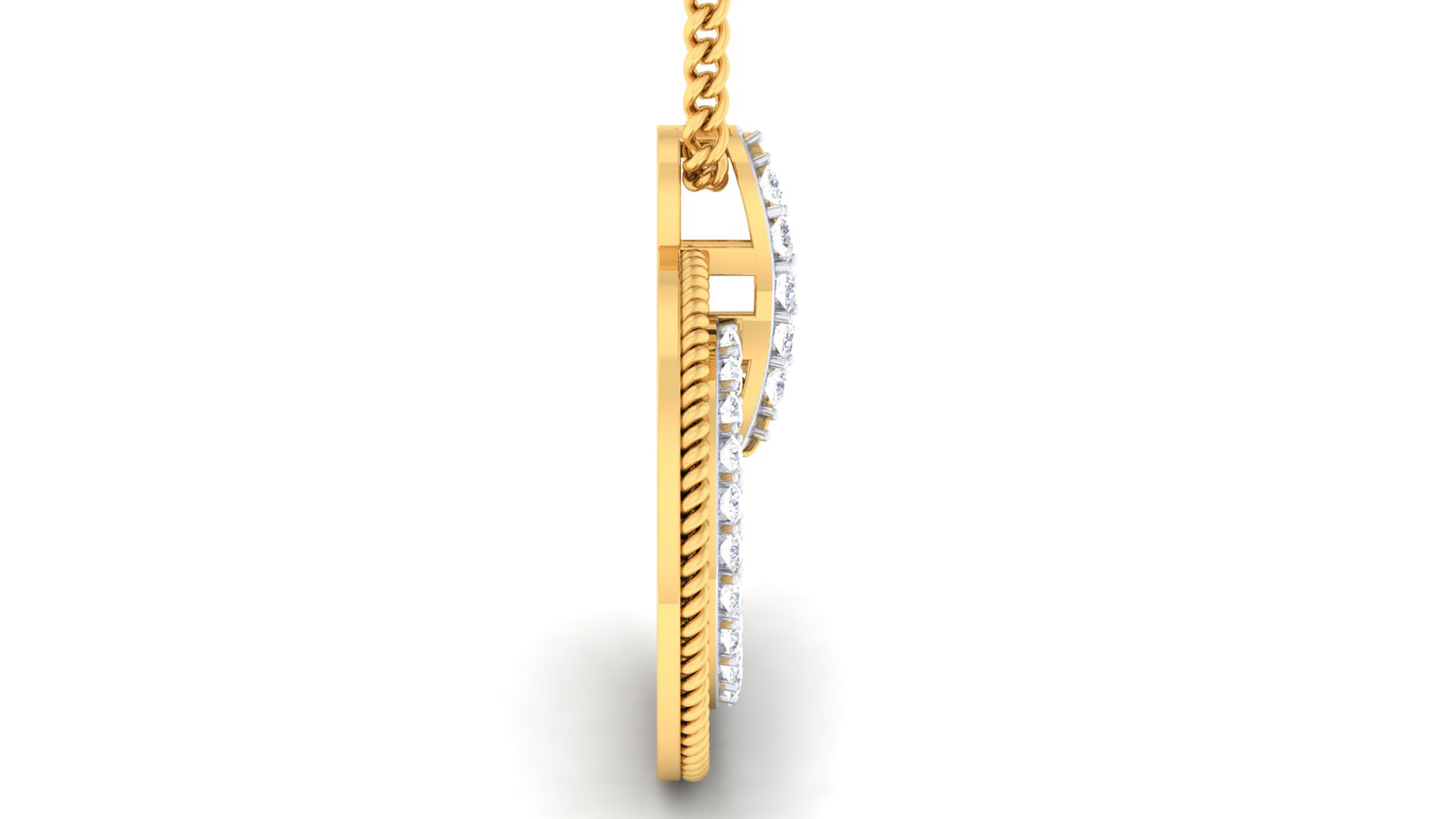 Women pendant earrings set 3dm mgx render detail 3D print model_7