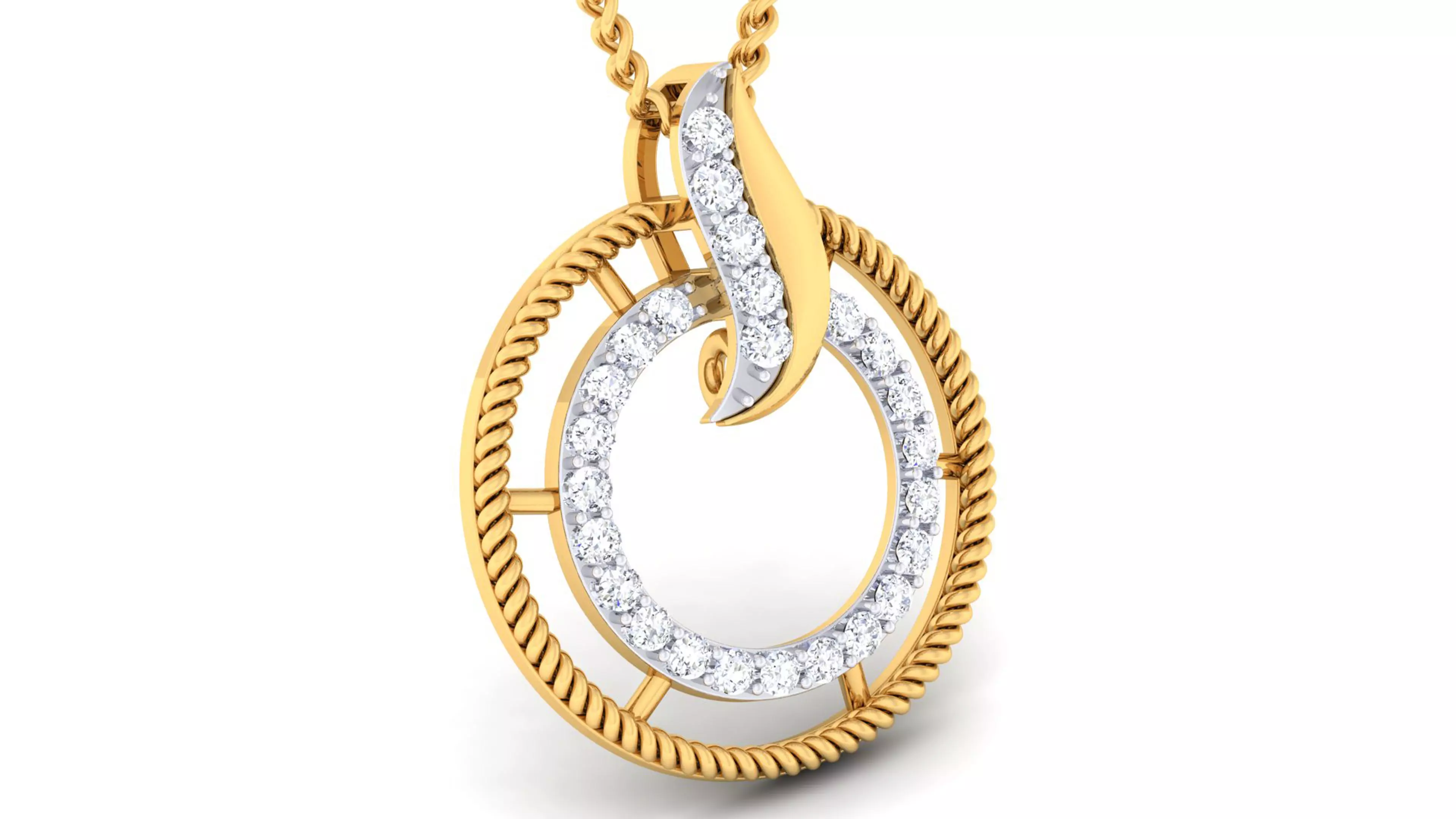 Women pendant earrings set 3dm mgx render detail 3D print model_0