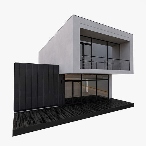 Modern Minimal House 3D model