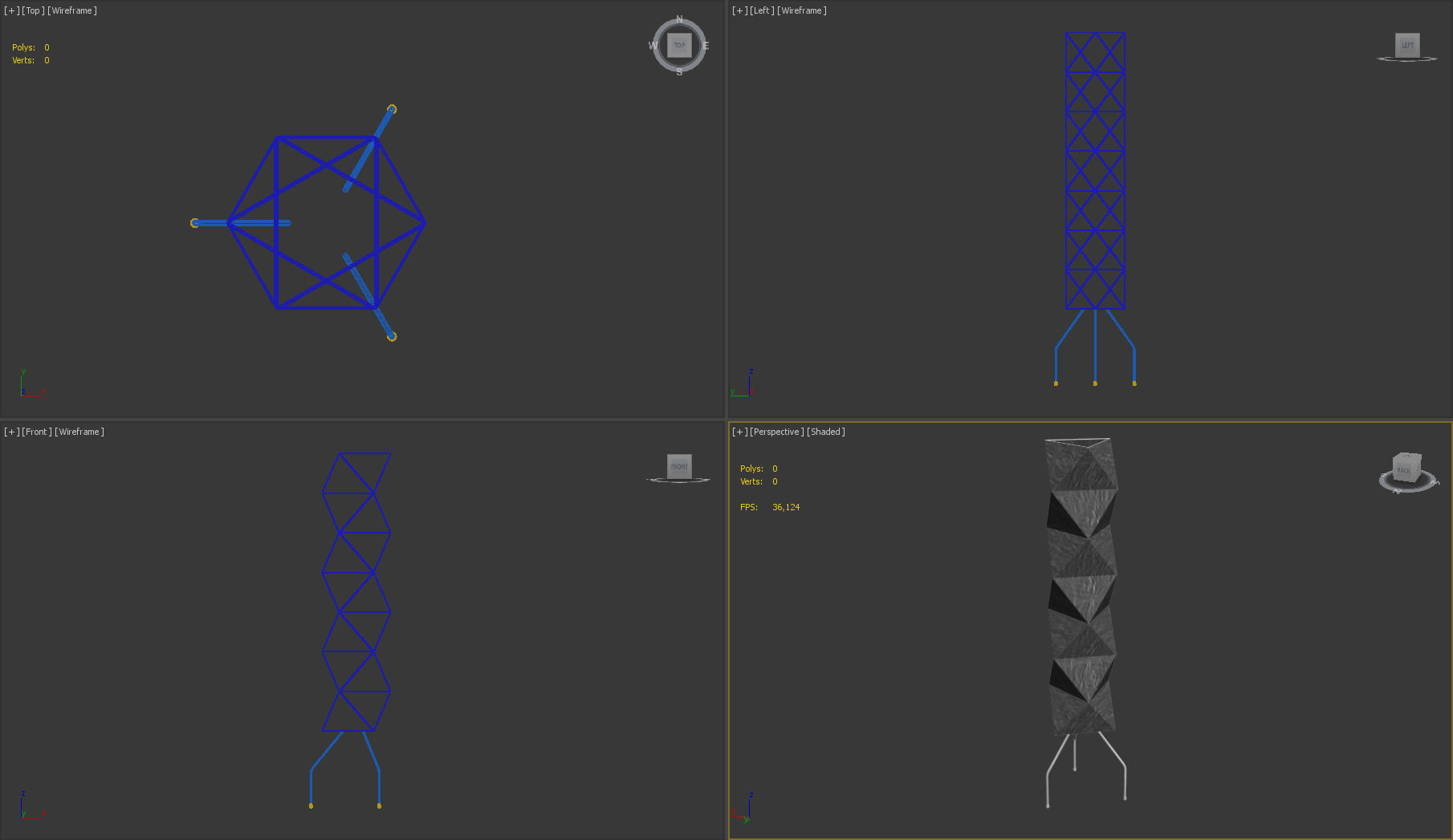 Akari UF4-L8 3D model_2