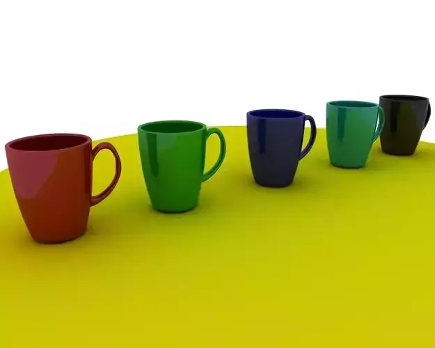 teacup two mugs