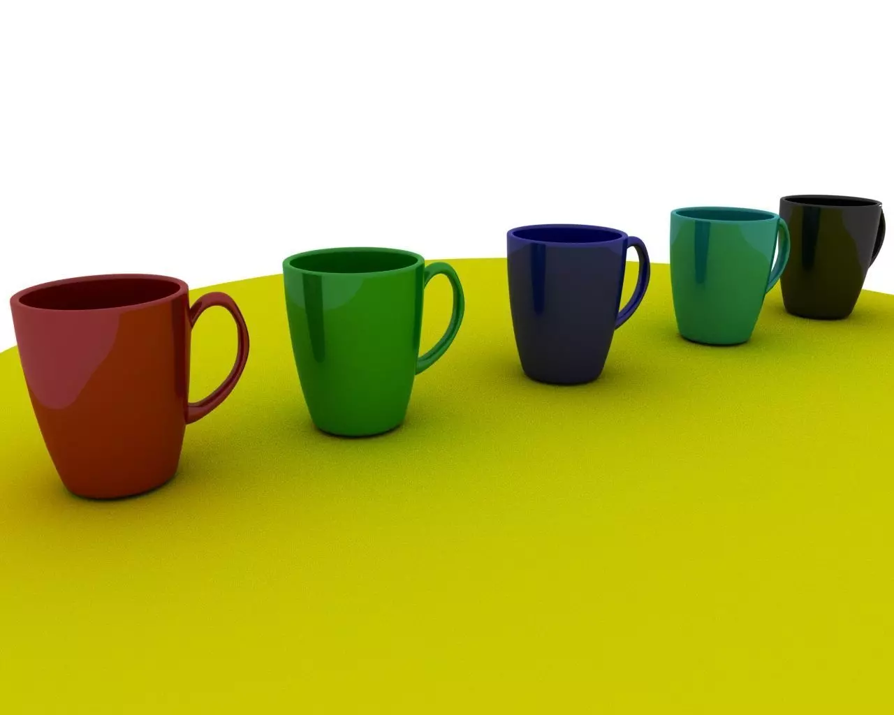 teacup two mugs 3D model_0