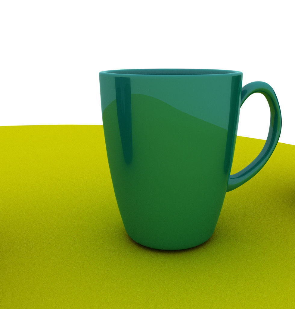 teacup two mugs 3D model_1