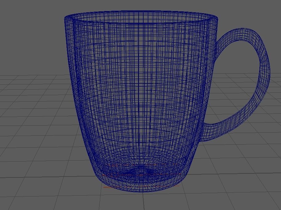 teacup two mugs 3D model_2