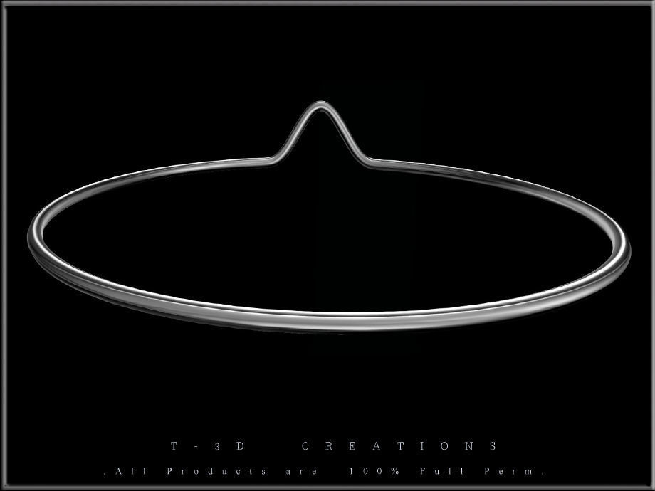 Wire Ring 03 Low-poly 3D model_4